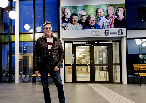 Christer Fällman, initiativtagare och grundare av Regnbågen, landets, och även Europas, första seniorboende för homo-, bi- och transsexuella.  Foto: Shutterstock